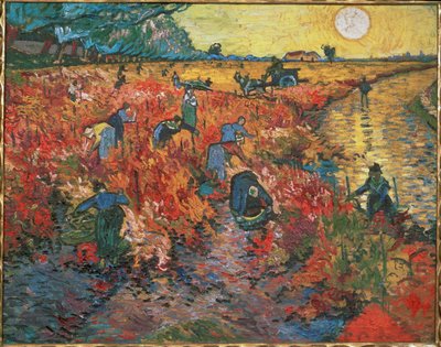 Den røde vingård ved Arles af Vincent van Gogh