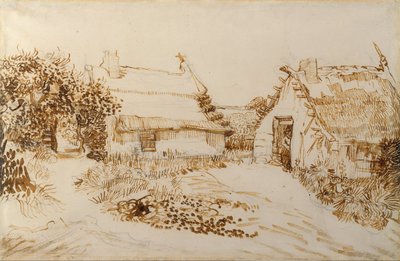To hytter i Saintes-Maries-de-la-Mer af Vincent van Gogh