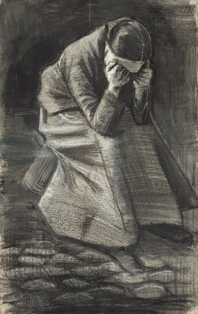 Grædende Kvinde, 1883 af Vincent van Gogh