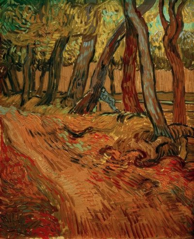 Sti i sanatoriets have af Vincent van Gogh