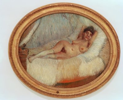 Nøgen kvinde på en seng af Vincent van Gogh