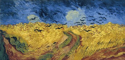 Hvedemark med Krager af Vincent van Gogh