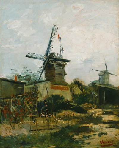 Vindmøller på Montmartre af Vincent van Gogh