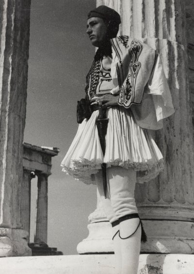 Græsk soldat på Akropolis, Athen, fra 