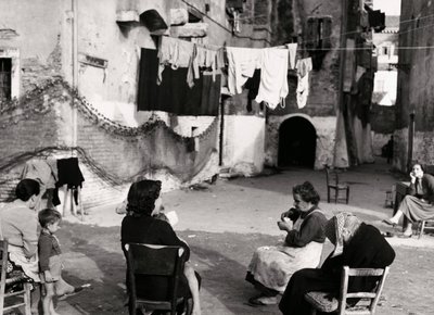 Gaden i Chioggia (s/h-foto) af Vincenzo Balocchi