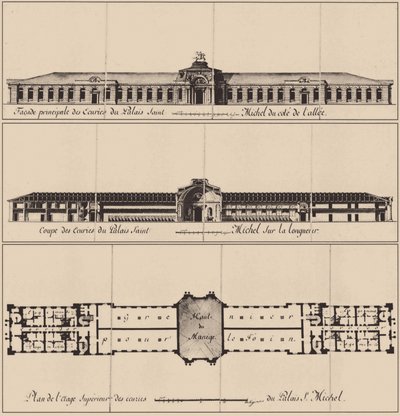 Saint Michaels Castle i Sankt Petersborg, 1797 af Vincenzo Brenna