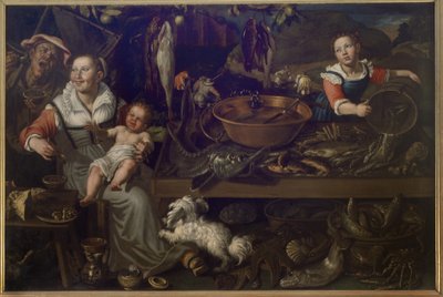 Fiskehandlere af Vincenzo Campi