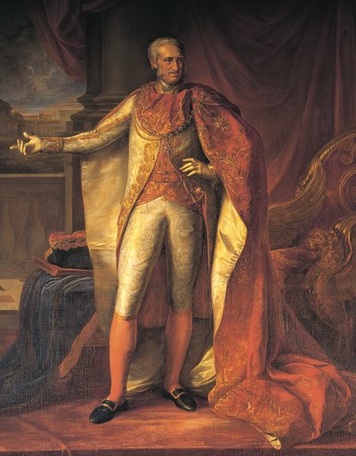 Portræt af Ferdinand I af de to Sicilier (olie på lærred) af Vincenzo Camuccini