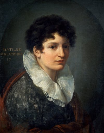 Portræt af Matilde Mazenchini, af Vincenzo Camuccini (1771-1844), olie på lærred, 61x49 cm, ca 1815 af Vincenzo Camuccini