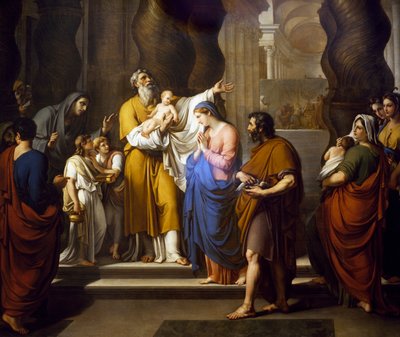 Præsentation i templet af Vincenzo Camuccini
