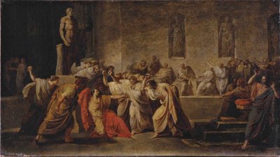 Julius Cæsars død af Vincenzo Camuccini