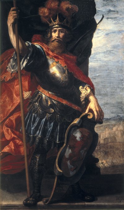 Portræt af vestgoternes konge Athaulf af Vincenzo Carducci