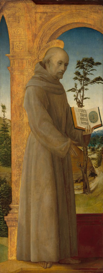 Sankt Bernardino af Siena af Vincenzo Foppa