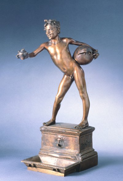 vandbærer, af Vincenzo Gemito (1852-1929), bronze, 25 cm af Vincenzo Gemito