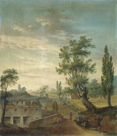 Sommer (olie på lærred) af Vincenzo Martinelli