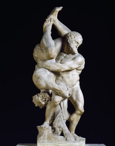 Hercules og Diomedes - Wrestlerne af Vincenzo di Raffaello de Rossi