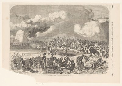Slaget ved Custoza, 1866 Die Schlacht con Custoza (titel på objekt) af Vinzenz Katzler