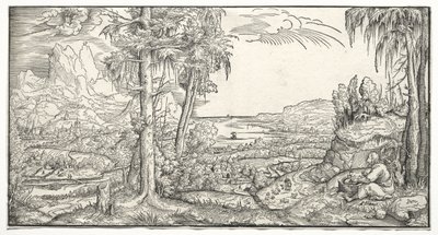 St. John på øen Patmos af Virgil Solis