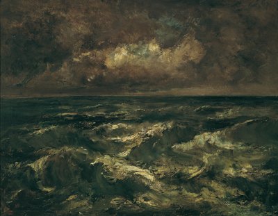 Stormy Seas (Rolling Seas) af Virgilio Narcisso Díaz de la Peña
