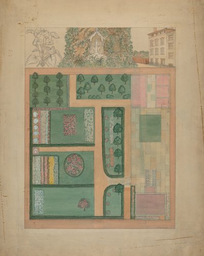Parmentier Grounds, ca. 1936. af Virginia Richards