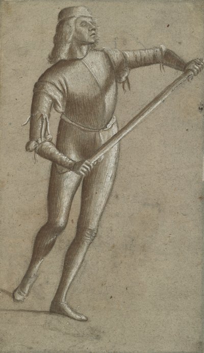 Carpaccio - En gondolier (recto), ca. 1514-1520 af Vittore Carpaccio