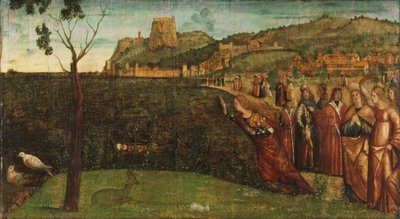 Carpaccio - Alcyones metamorfose, ca. 1502-1507 af Vittore Carpaccio
