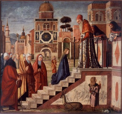 Præsentation af jomfruen i templet af Vittore Carpaccio