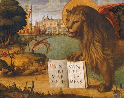 The Lion of St Mark, af Vittore Carpaccio (ca 1465-1525 eller 1526) af Vittore Carpaccio