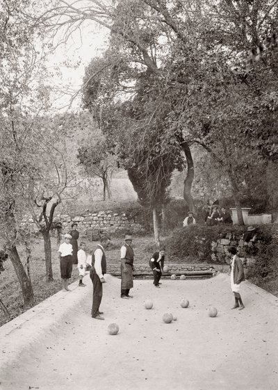 Boccia spil (s/h foto) af Vittorio Alinari