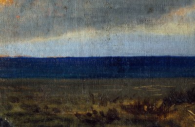 Blå himmel over havet, af Vittorio Avondo (1836-1910) af Vittorio Avondo