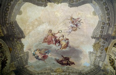 Apollo kroning maleri af Vittorio Maria Bigari