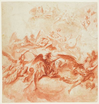 Musikskabende engle af Vittorio Maria Bigari