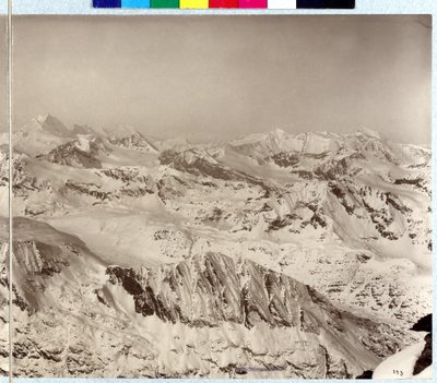 Panorama over Alperne af Vittorio Sella