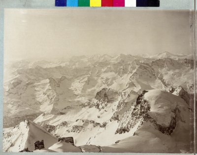 Panorama over Alperne af Vittorio Sella