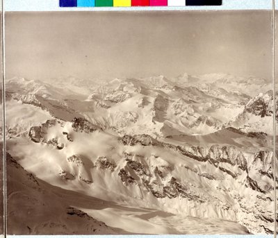 Panorama over Alperne af Vittorio Sella