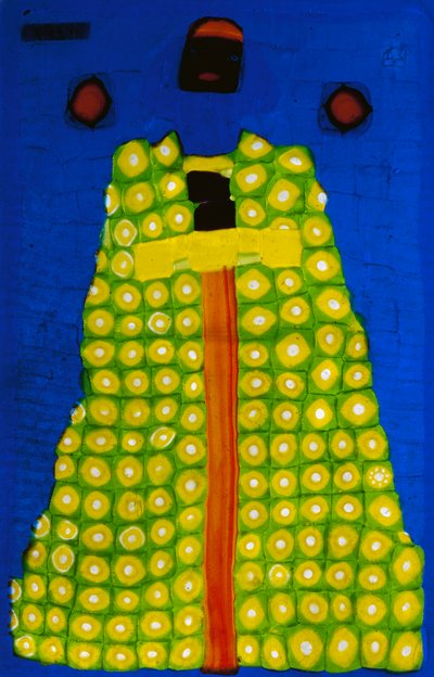 Barbaro, af Vittorio Zecchin (1878-1947), mosaikglasplade skabt af Artisti Barovier til Venedig Biennalen i 1914. Italien, 20. århundrede. af Vittorio Zecchin