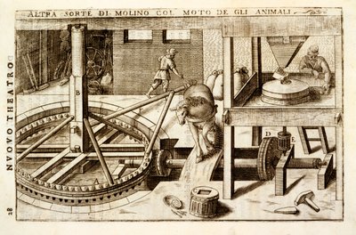 Hestedrevet fræser 1607 af Vittorio Zonca