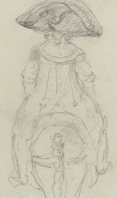 En rytter iført en Grande Cockade [verso] af Vivant Denon