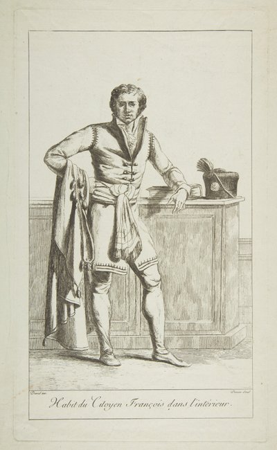 Den franske borgers indvendige påklædning, 1794. af Vivant Denon