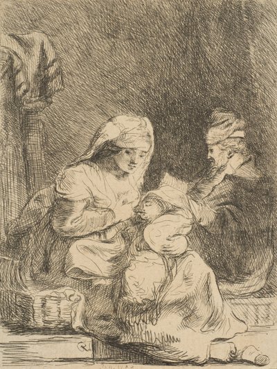 Den hellige familie, 1783. af Vivant Denon