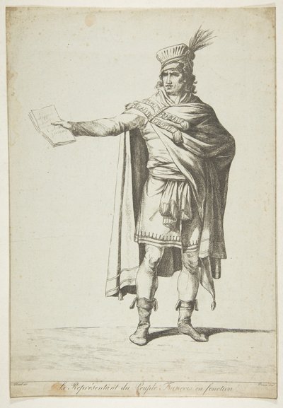 Repræsentanten for det franske folk i embedet, 1794. af Vivant Denon