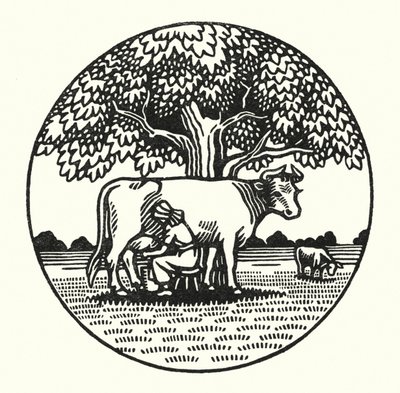 Illustration til Tess Of The DUrbervilles af Thomas Hardy (gravering) af Vivien Gribble
