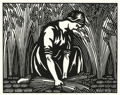 Illustration til Tess Of The DUrbervilles af Thomas Hardy (gravering) af Vivien Gribble