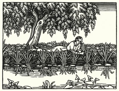 Illustration til Tess Of The DUrbervilles af Thomas Hardy (gravering) af Vivien Gribble