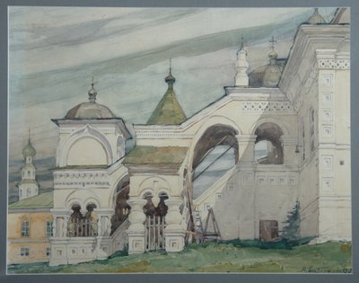 Trinity Church i Solikamsk, 1909 af Vladimir Alexandrovich Plotnikov