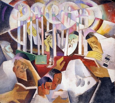 Stearinlys og figurer af Daniel Vladimir Baranoff-Rossine