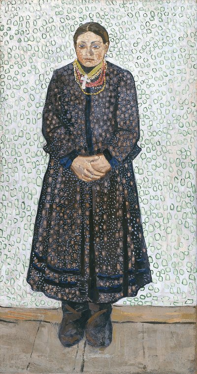 Ukrainsk bondekvinde, 1910-1911 af Vladimir Davidovich Burliuk