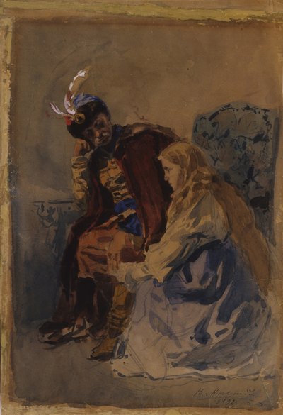Mazepa med Maria, 1892 af Vladimir Egorovic Makovsky