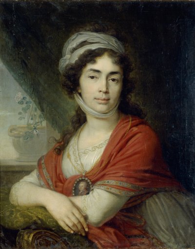 Portræt af Maria Marfa Dmitrievna Dunina, født Norova, 1799 af Vladimir Lukich Borovikovsky