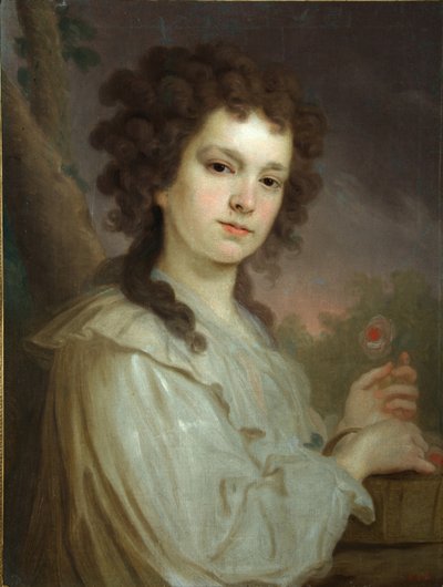 Portræt af Olga Kuzminichna Filippova 1772-1829, 1790 af Vladimir Lukich Borovikovsky